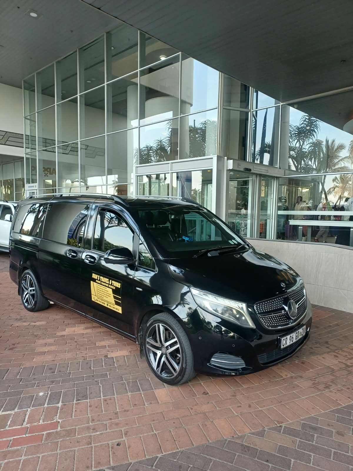 Black Mercedes-Benz V-Class used by Ivan's Travel & Tours